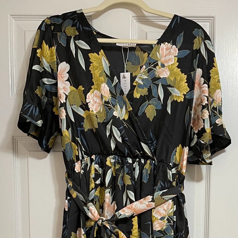 Baltic Born - Sicily Satin Maxi Dress - Size XL - Picture 2 of 3